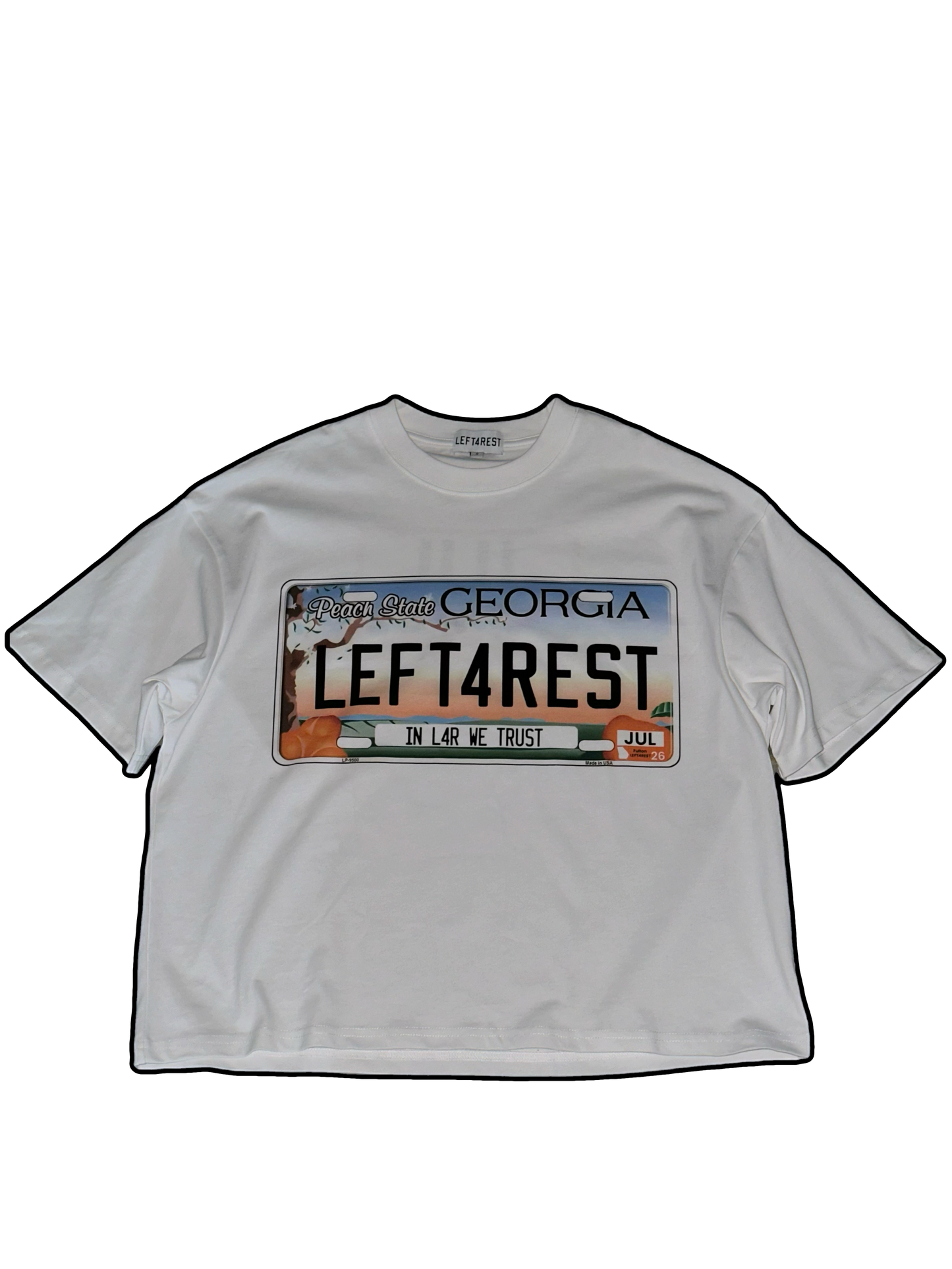 "LP" LICENSE PLATE- T SHIRT